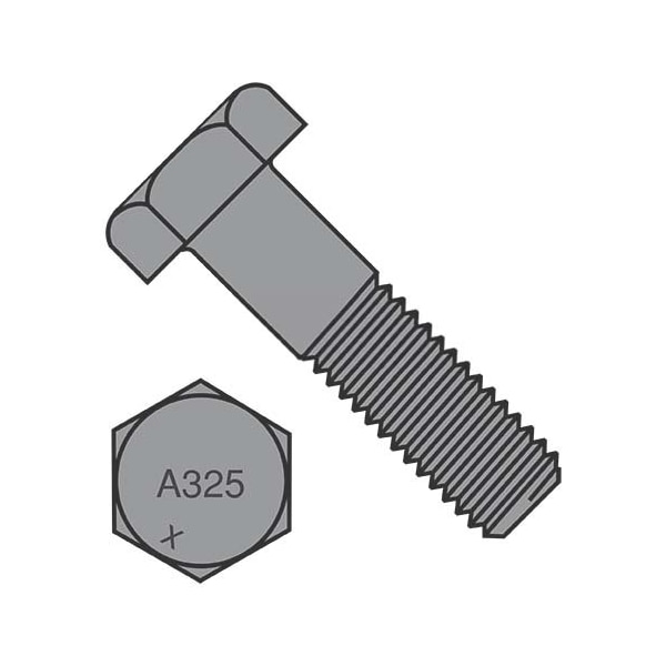 1-1/4"-7 Plain Steel, 6" L